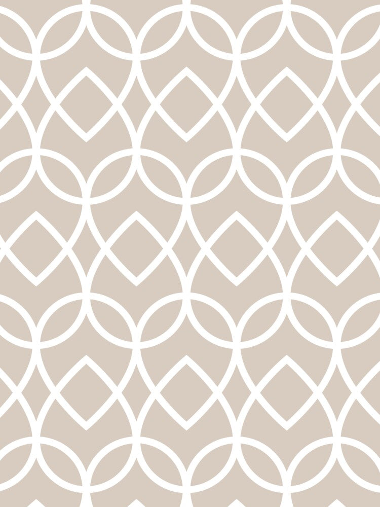 Pale Taupe And White Geometric Line Pattern Pairs Dulux 2022 Popular Colour Artist's Brush - Color Trends by ColorOfTheYears