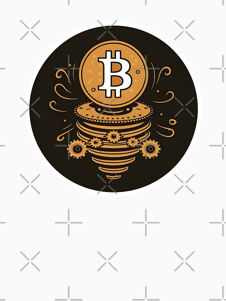 Bitcoin HODL Minimal Tee by RadDeck Unisex , , , Long Sleeve Tee