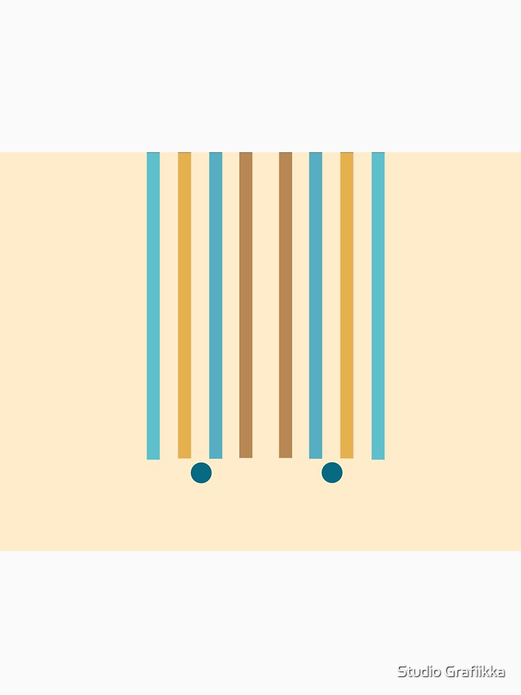 Minimal Geometric Arch Diptych 2 - Mid Century Modern - Parallel Lines  - Scandinavian - Coastal by Studio Grafiikka