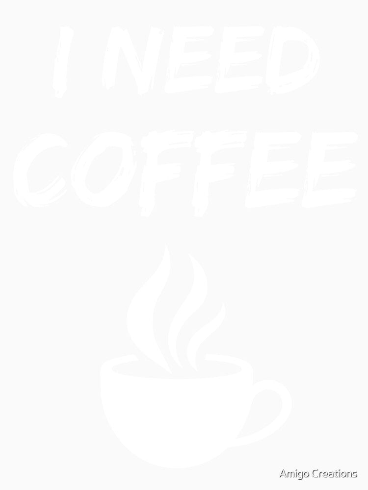 For coffee lovers and those in need of a boost by Amigo Creations Unisex , , , Long Sleeve Tee