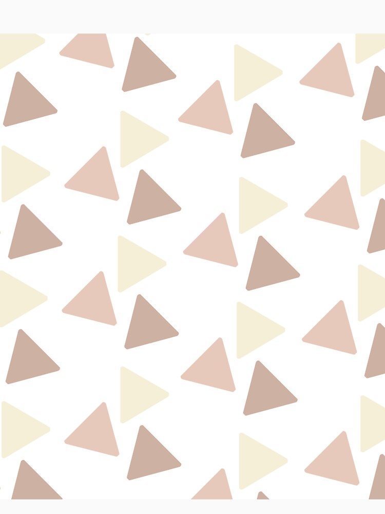 beige | neutral tones triangle pattern by itsimplea