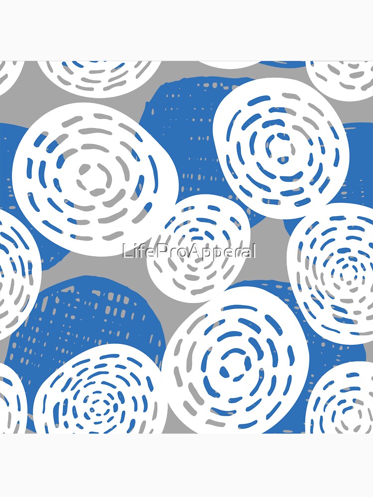 Modern Overlapping Circle Leaves Pattern by LifeProApperal