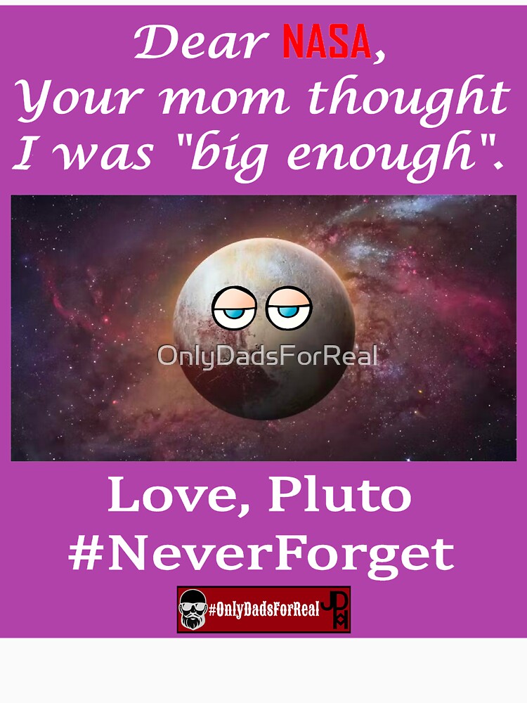 Pluto (Purple) *More Colors Available in Collection by OnlyDadsForReal Unisex , , , Long Sleeve Tee