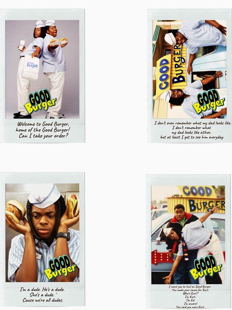 Good Burger Sticker Set / T Shirt by DiverseDazzle Unisex , , , Long Sleeve Tee