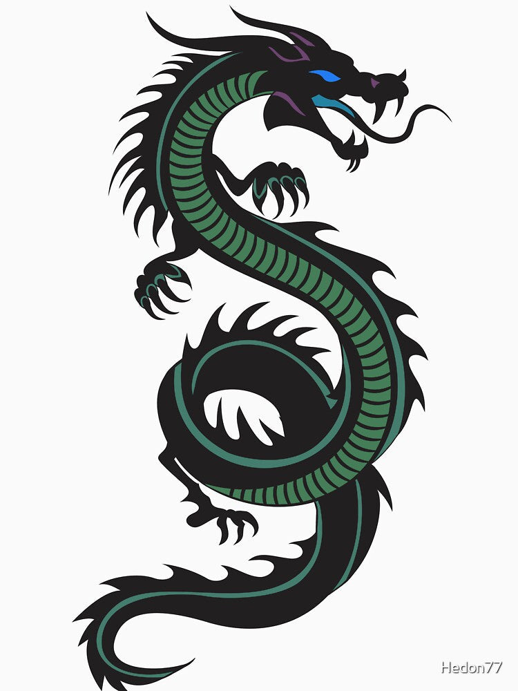 Fluo dragon by Hedon77 Unisex , , , Long Sleeve Tee