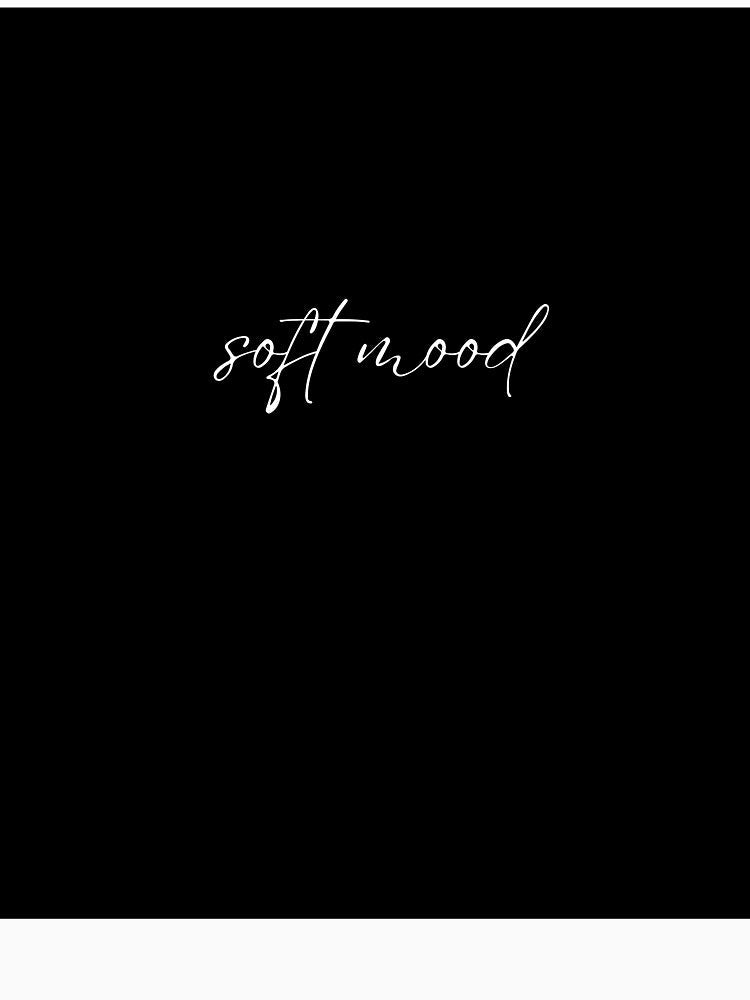 Soft Mood Minimal Typography Aesthetic Script Calm Design by onubi Unisex , , , Long Sleeve Tee