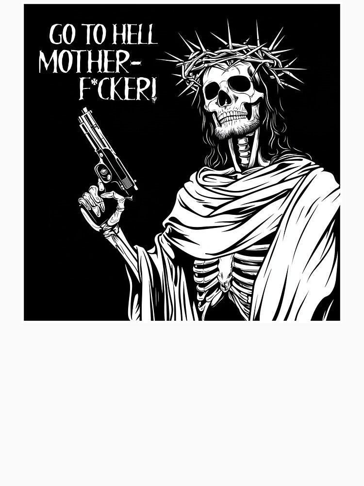 GO TO HELL MOTHERF*CKER by JacobSpace Unisex , , , Long Sleeve Tee