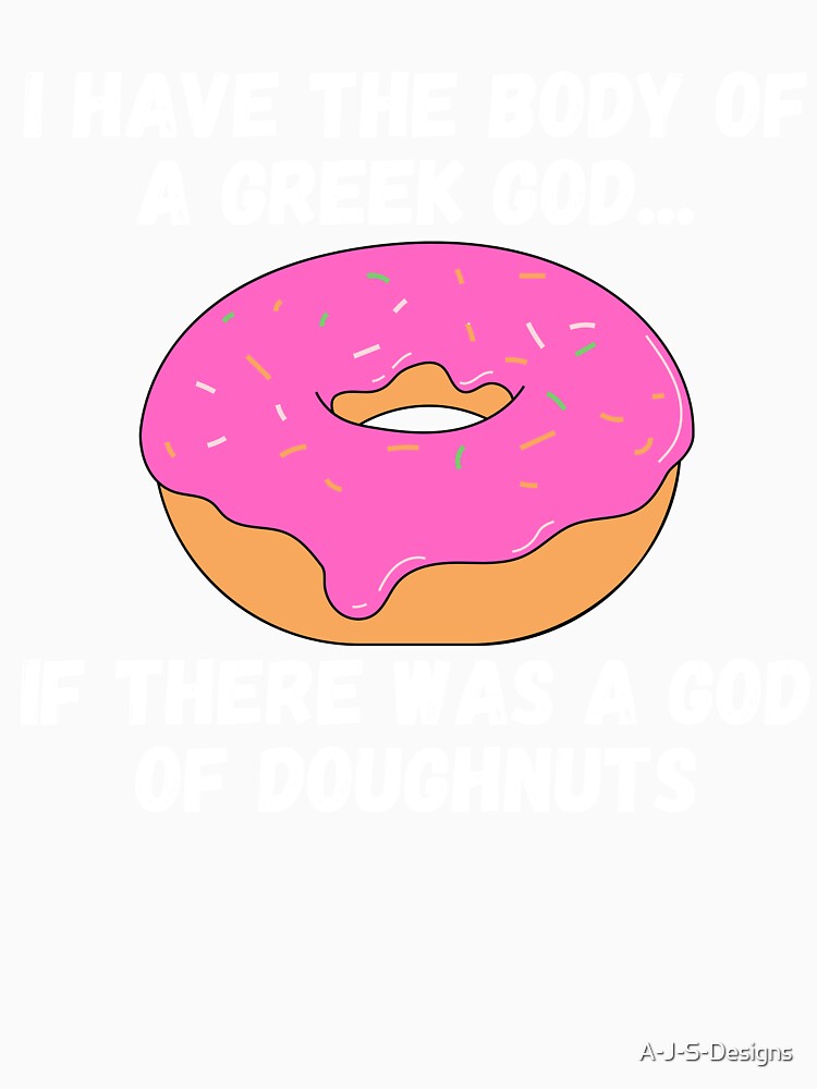 Funny Doughnut by A-J-S-Designs Unisex , , , Long Sleeve Tee