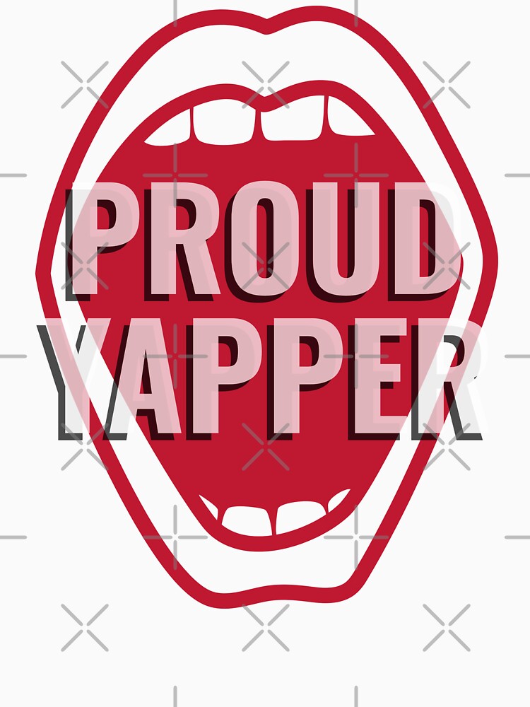 Proud Yapper by ZenStitchMotifs Unisex , , , Long Sleeve Tee