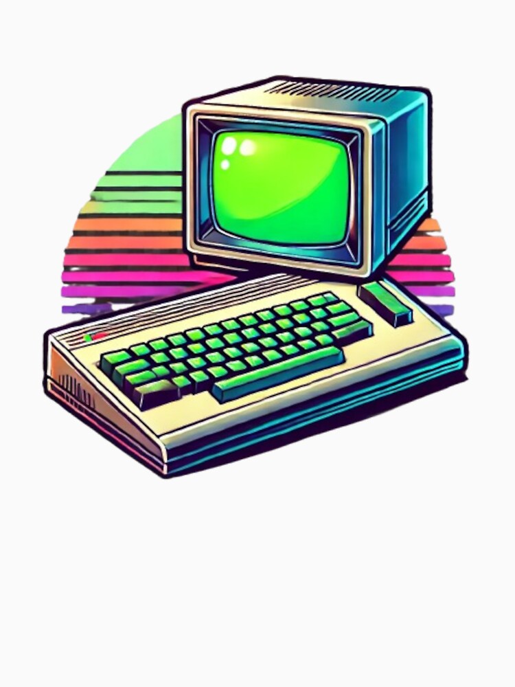 C64: The 8-Bit Legend, Retro, by Fleetwood1994 Unisex , , , Long Sleeve Tee