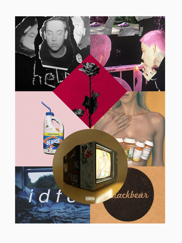 blackbear album cover collage by bandshwa Unisex , , , Long Sleeve Tee