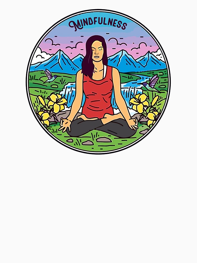 Mindfulness- yoga by graphic-map