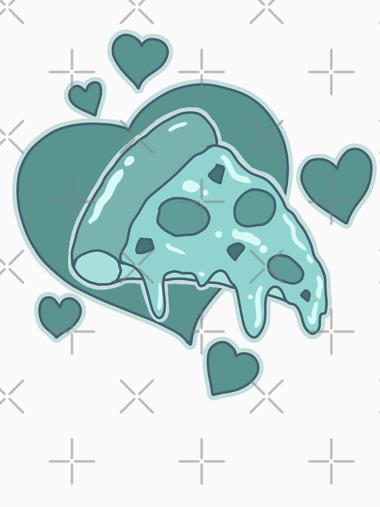 Pizza is love, pizza is life by Junasaji Unisex , , , Long Sleeve Tee