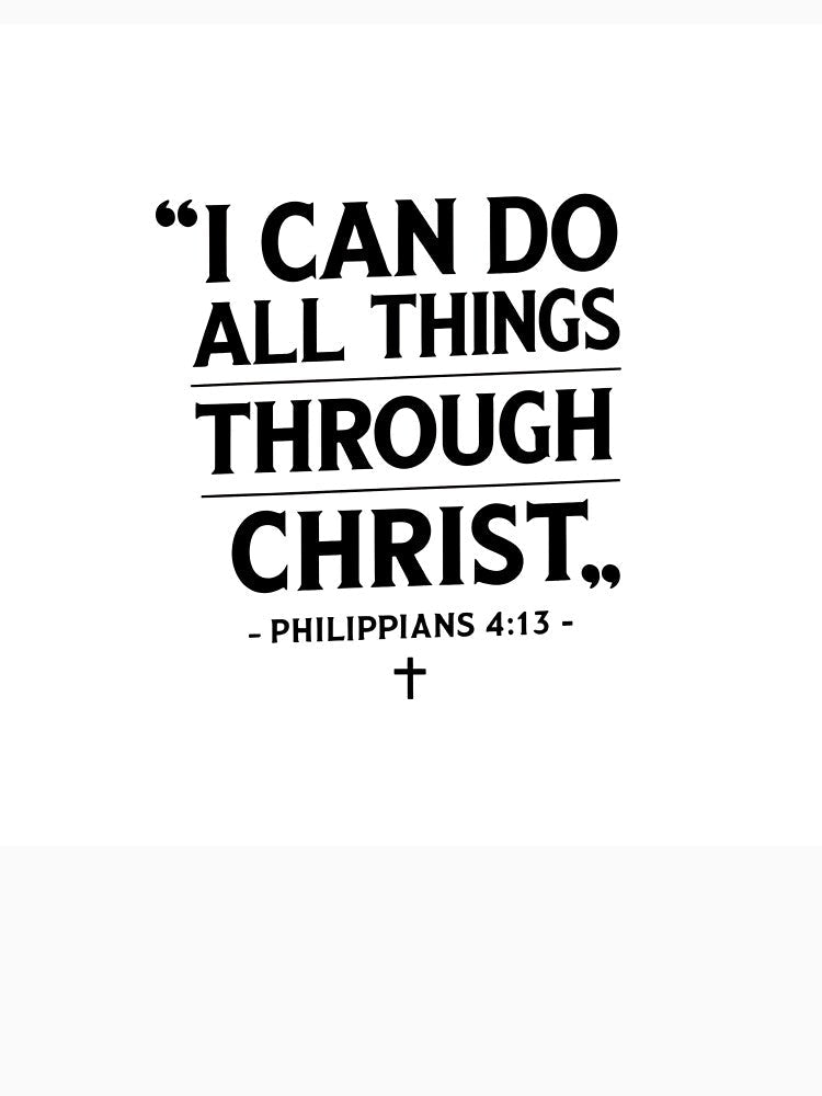 I Can Do All Things Shirt (Philippians 4:13) by Crissy's Custom Designs | Apparel & Gifts Unisex , , , Long Sleeve Tee