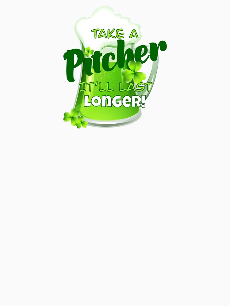 Take a Pitcher (on Bright Green) by PawsitiveMum Unisex , , , Long Sleeve Tee