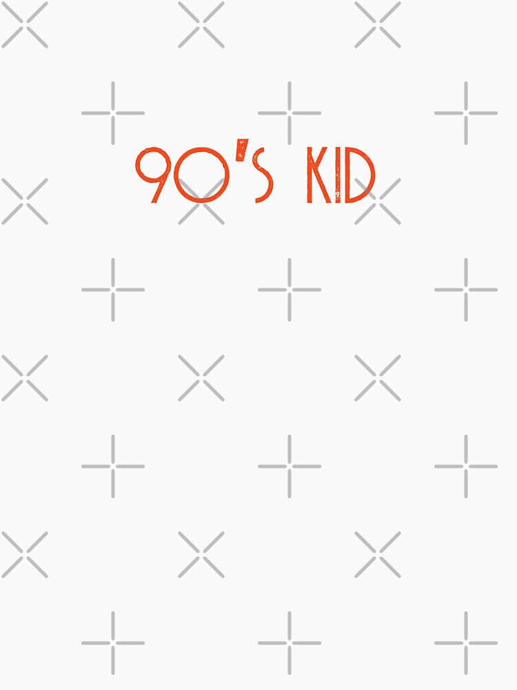 90's Kid x Minimal by usbgraphicss Unisex , , , Long Sleeve Tee
