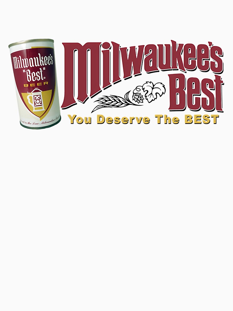 Milwaukee'S Best Beer Can Design You Deserve The Best by a6idineee Unisex , , , Long Sleeve Tee