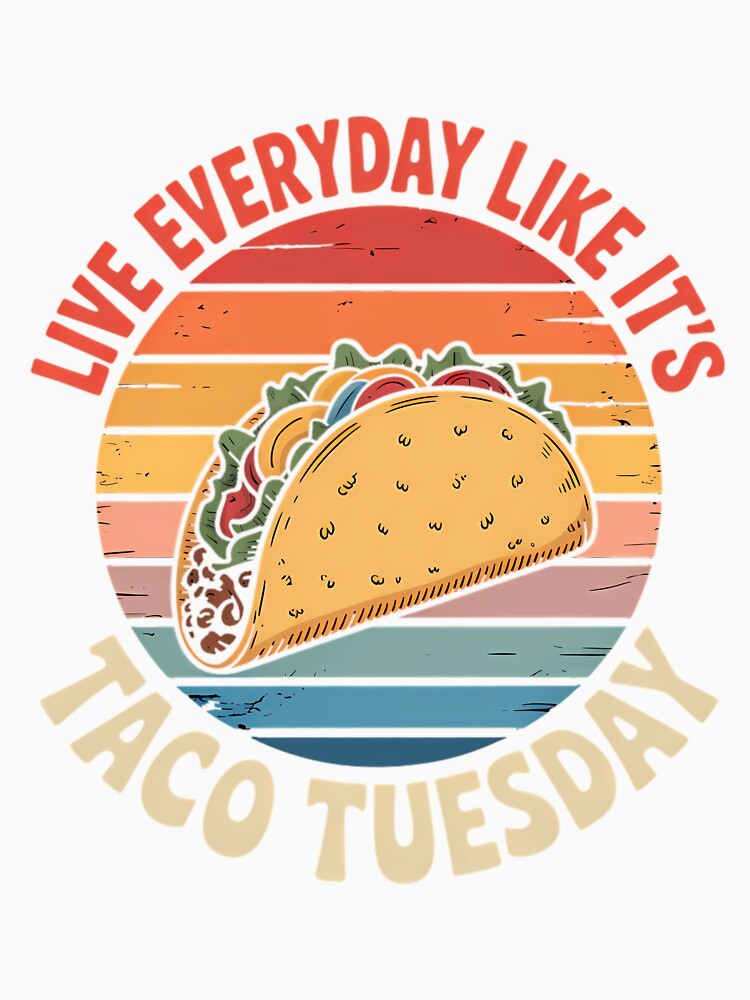 Taco Cinco Mayo Mexican Food Funny by YaulTape Unisex , , , Long Sleeve Tee