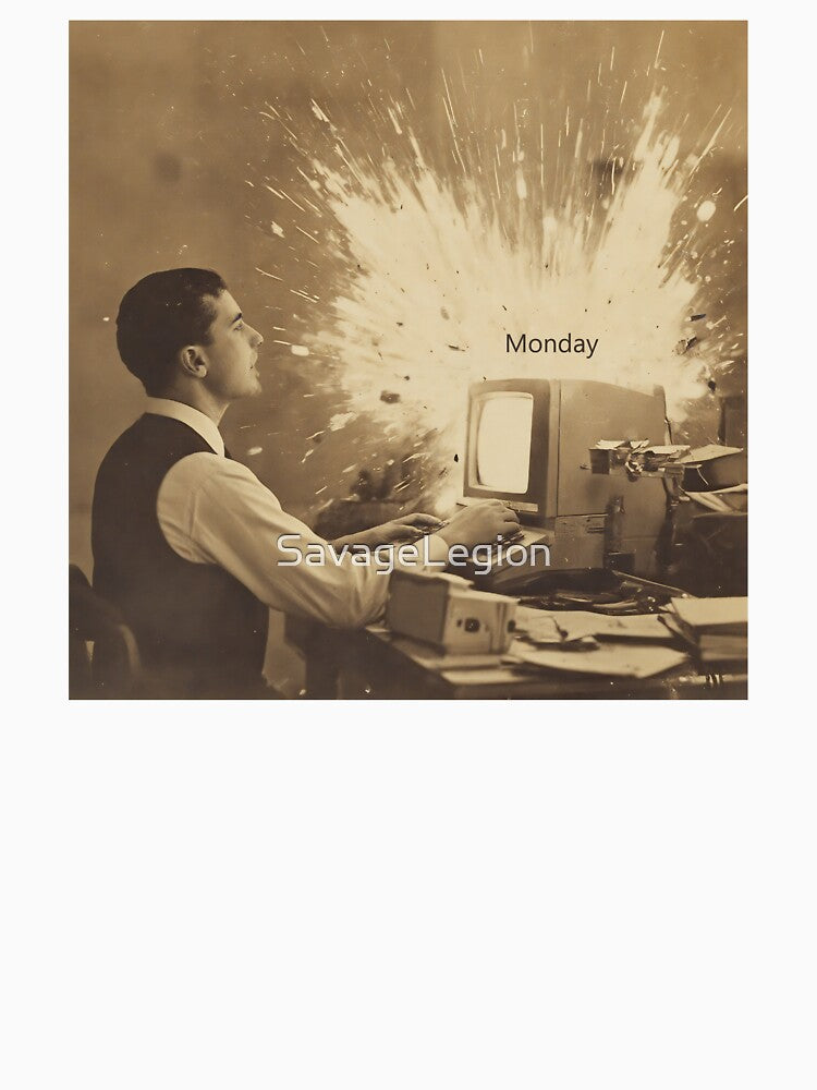 monday, funny monday, mondy office, funny office, office work, IT Humor, computer humor. by SavageLegion
