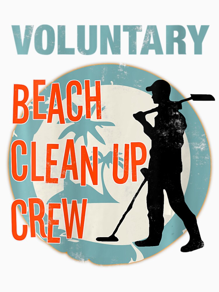 Womens Beach Clean Up Crew Metal Detecting Treasure Hunt Accessory V-Neck by MonterMo Unisex , , , Long Sleeve Tee