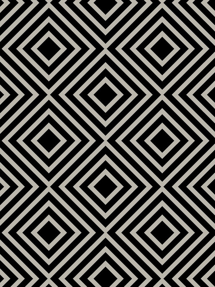 Black and Taupe Square Line Art Pattern Pairs DE 2022 Trending Color Reclaimed Wood DET625 by ColorOfTheYears