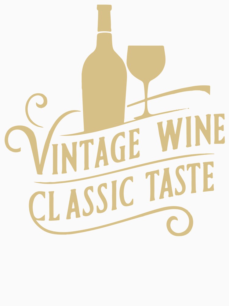 Vintage Wine Classic Taste by WineandWear Unisex , , , Long Sleeve Tee