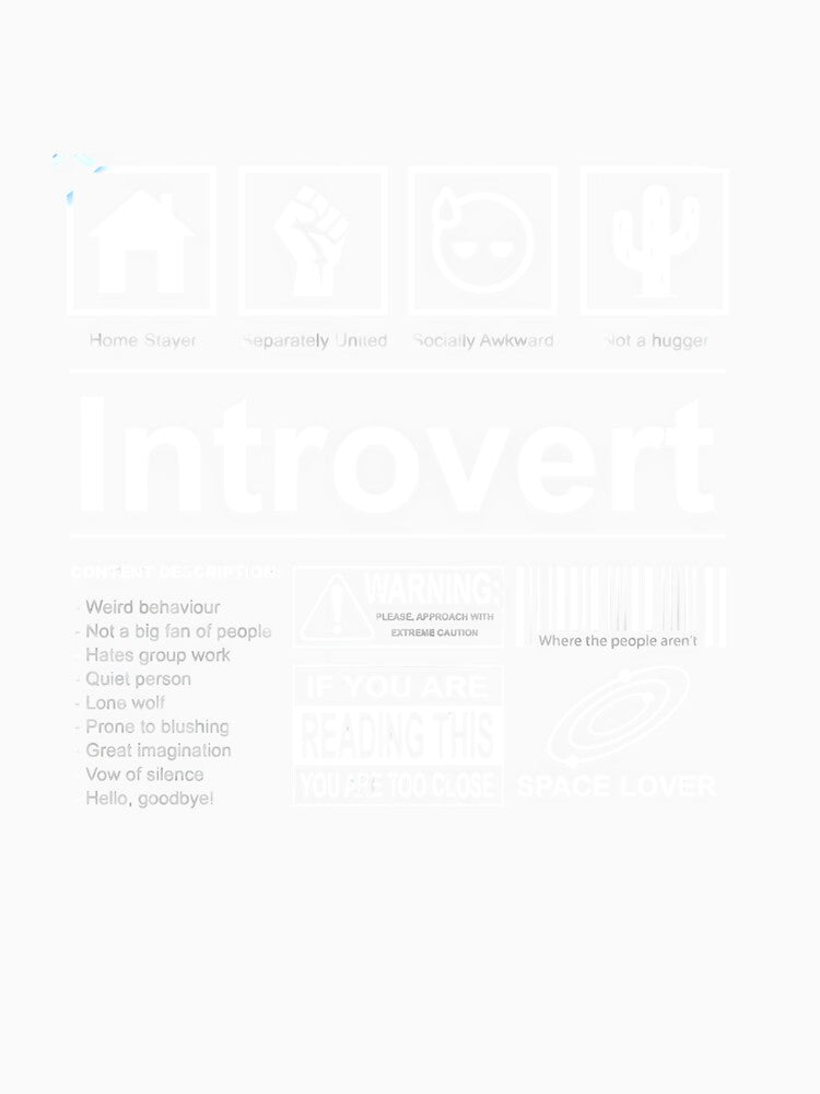 intovert life style by Teenkai Unisex , , , Long Sleeve Tee