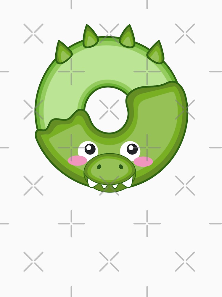Donut crocodile by DerSenat Unisex , , , Long Sleeve Tee