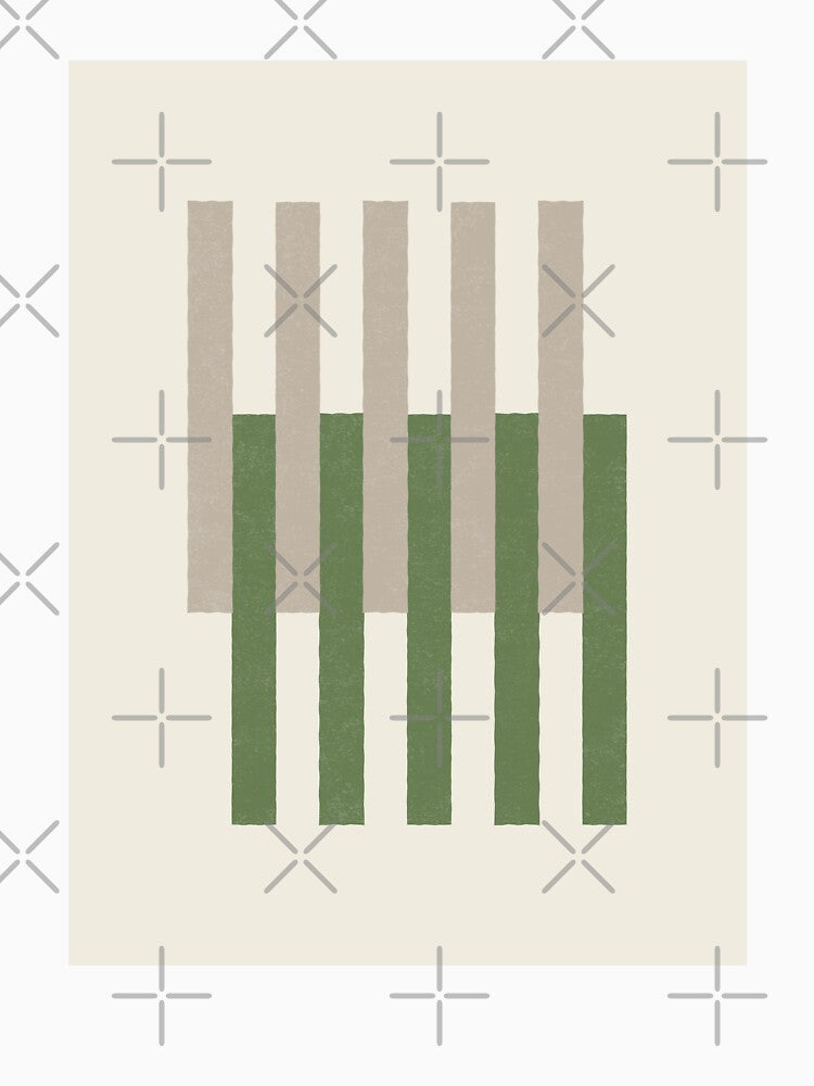 Lines Aligned - Green by moonlightprint