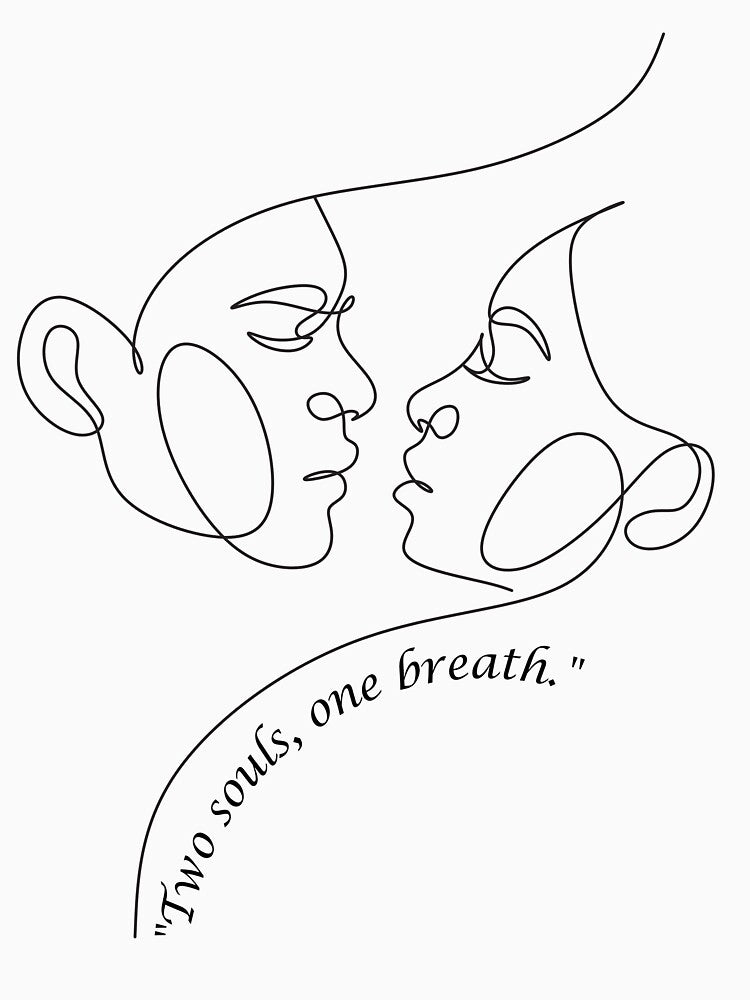 Minimalist Love Illustration: Love in One Line by HelloSol!