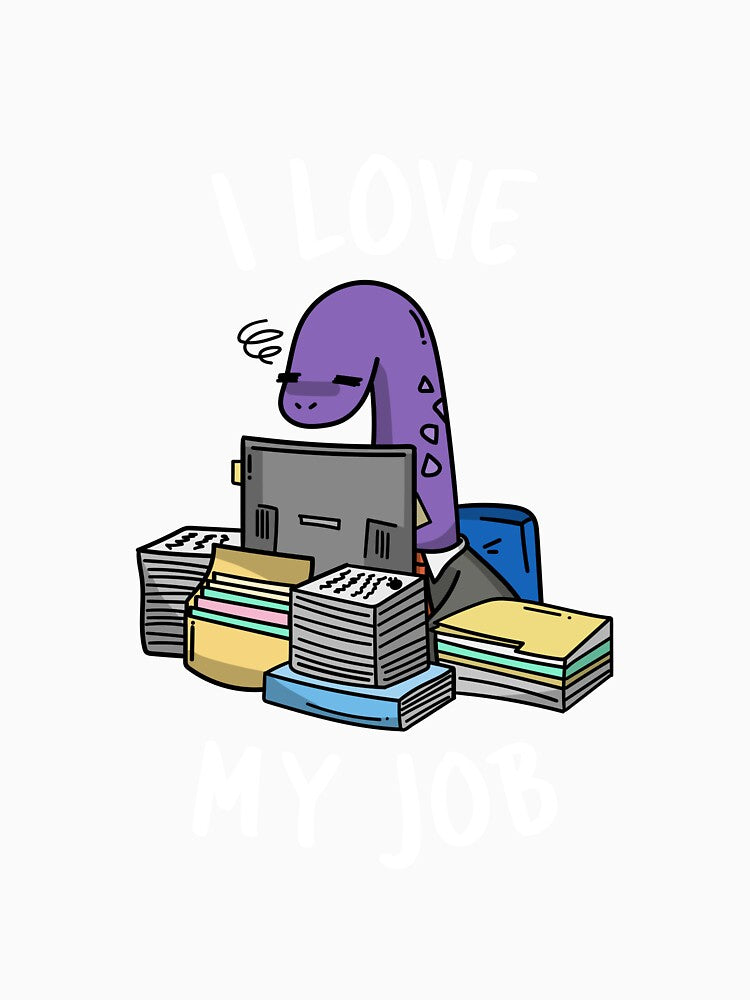 I Love My Job by IGDarts81 Unisex , , , Long Sleeve Tee