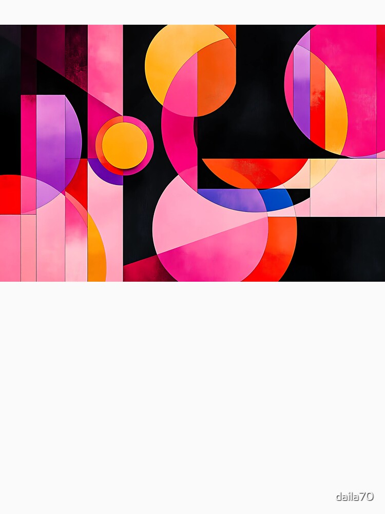 Vibrant Geometric Abstraction by daila70