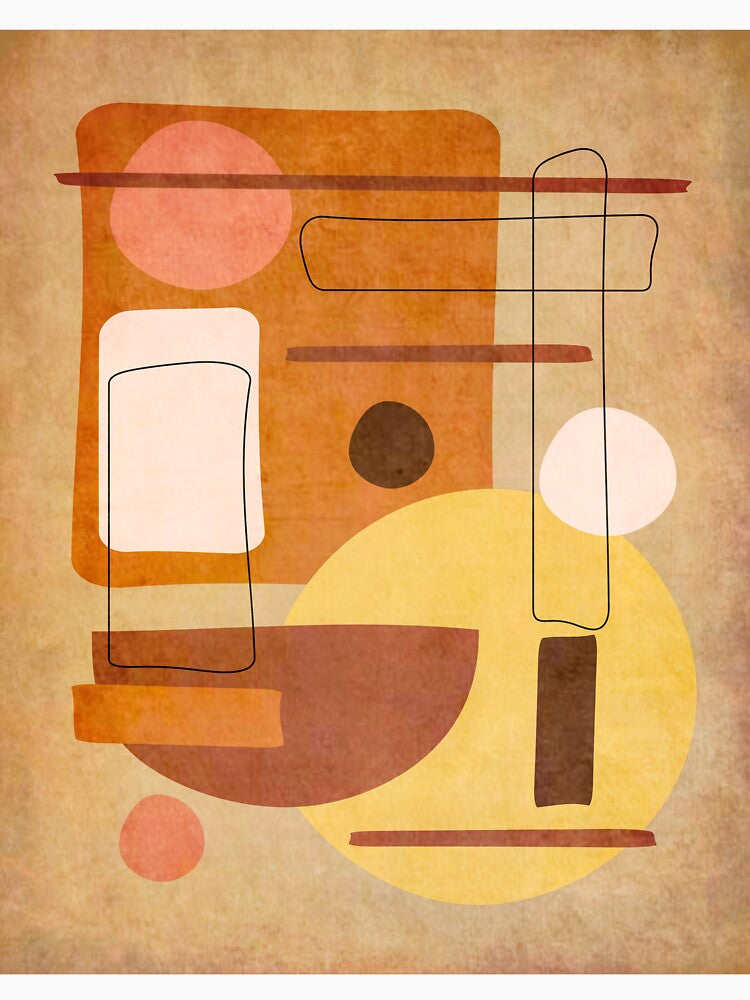 Boho Geo No. 3 by Rockett Graphics