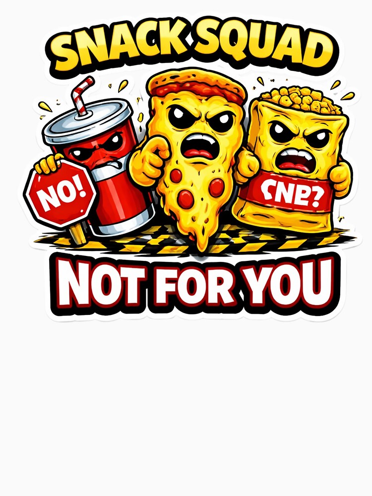 SNACK SQUAD – NOT FOR YOU by Timeless Junction Unisex , , , Long Sleeve Tee