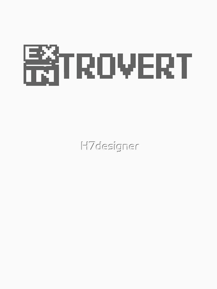 Are you extrovert or introvert ?? by H7designer Unisex , , , Long Sleeve Tee