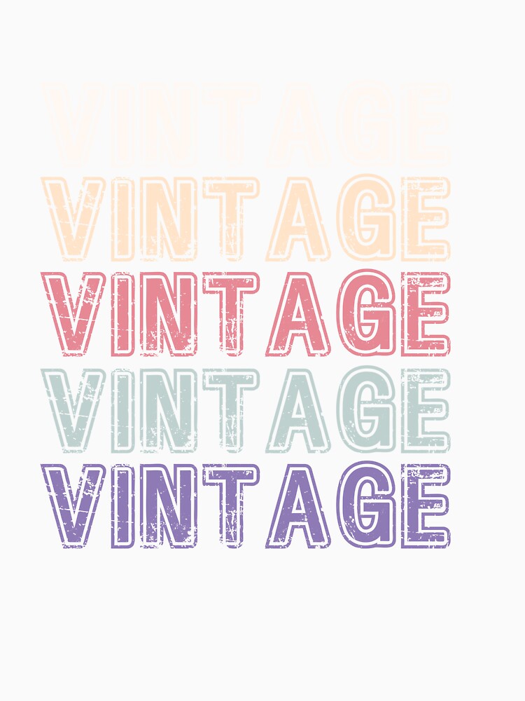 Stacked Vintage Vibes by HeadTurningArt Unisex , , , Long Sleeve Tee