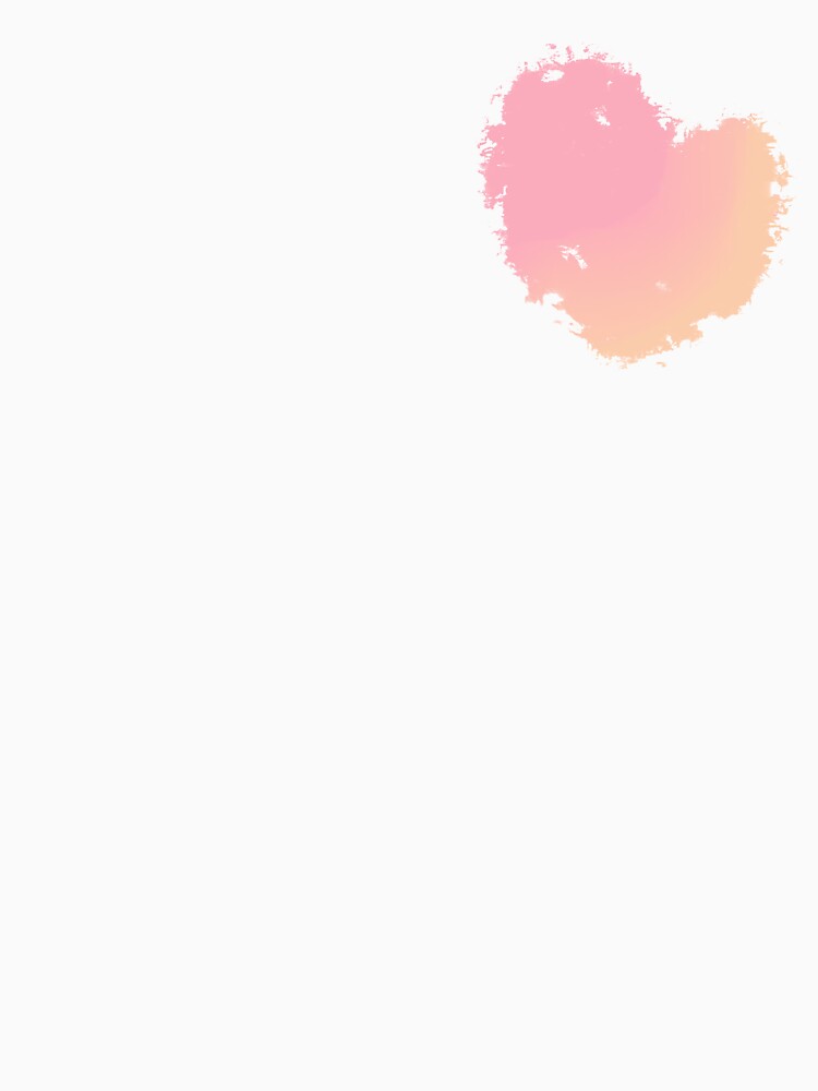 Simple heart gradient Pastel by Sheeepie Unisex , , , Long Sleeve Tee