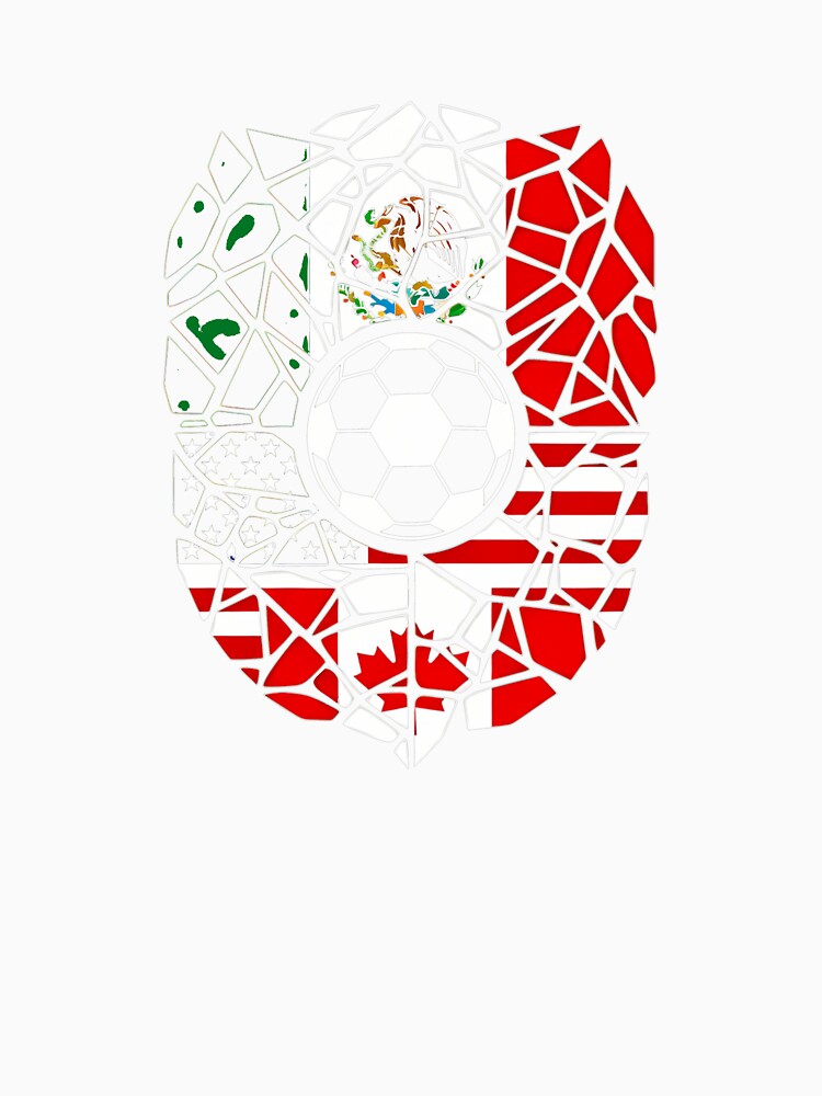 Mosaic Soccer Crest USA Canada Mexico Unity 2026 _82794688 by KTY-NUSS Unisex , , , Long Sleeve Tee