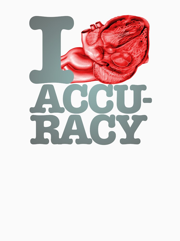 I heart accuracy. v.2 by x1brett Unisex , , , Long Sleeve Tee