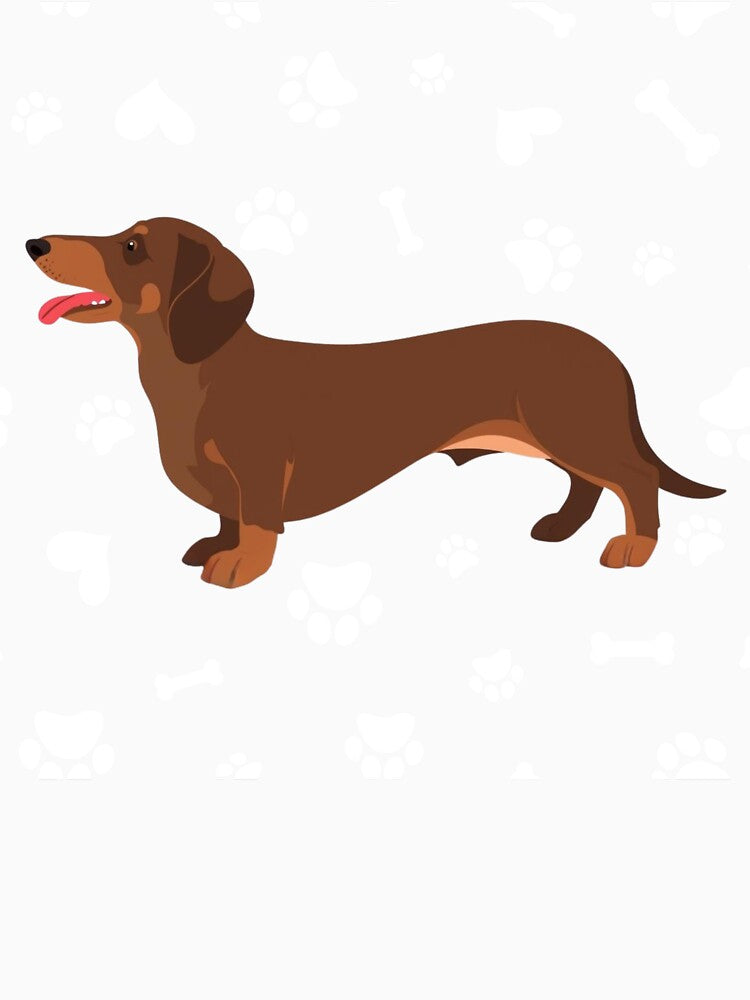 Off to Cause A Kerfuffle Dachshund by CuteBeastArt Unisex , , , Long Sleeve Tee