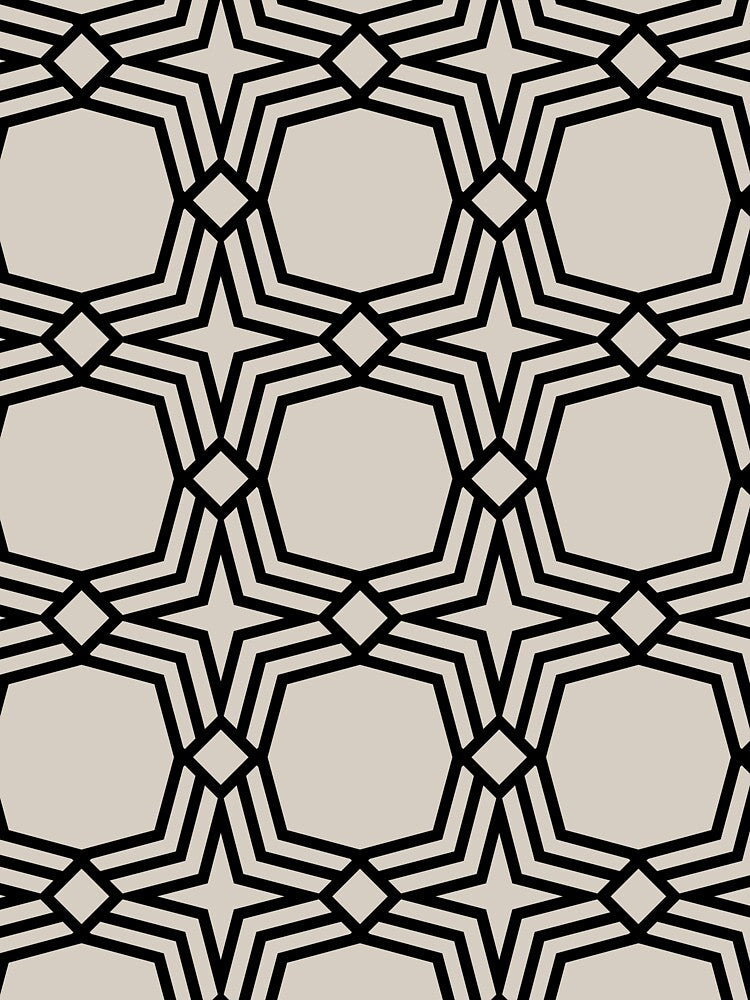 Black and Tan Minimal Star Geometric Shape Pattern Coordinates w/ Dutch Boy 2022 Popular Color Warmed Silver 440-1DB - Colour Trends - Hue by ColorOfTheYears