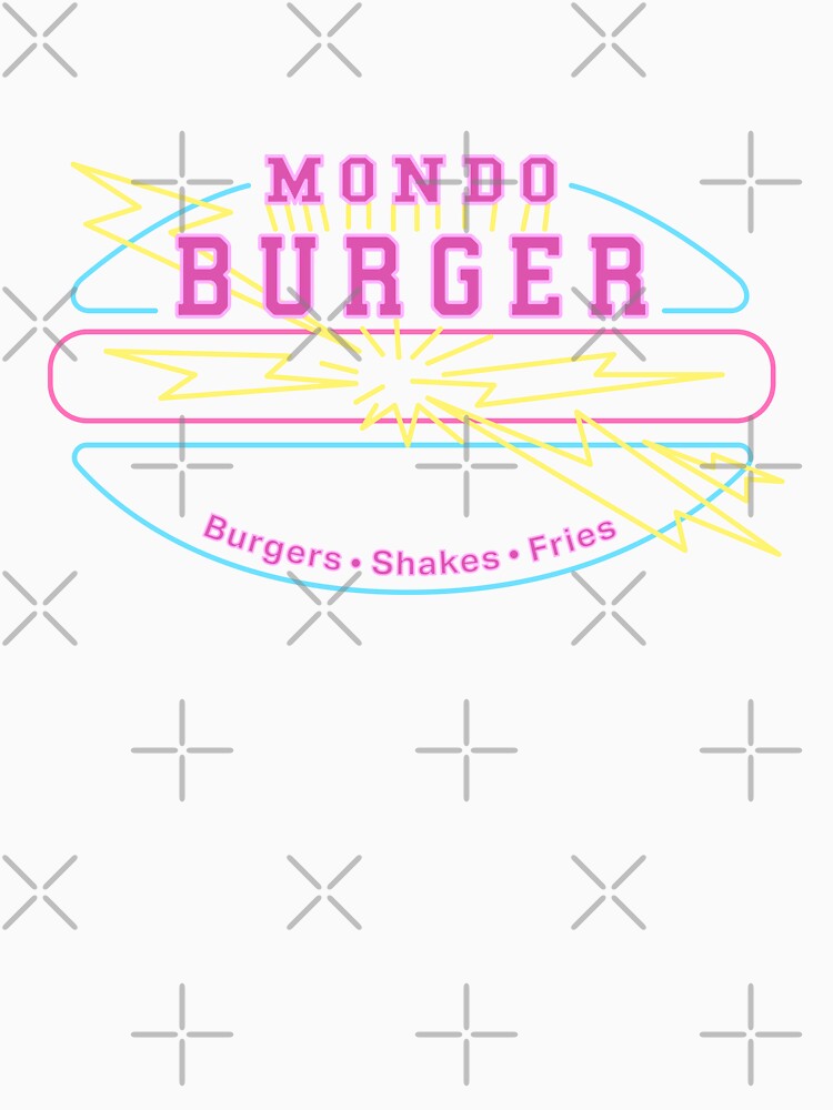 Mondo Burger by DeadRight Unisex , , , Long Sleeve Tee