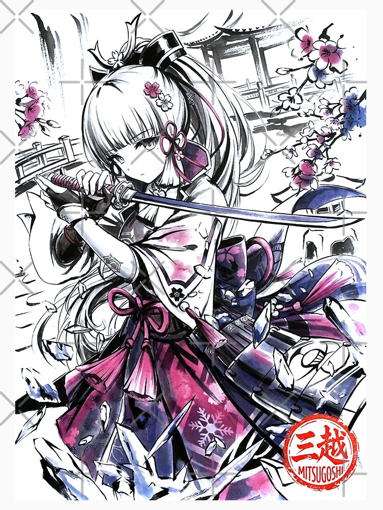 Kamisato Ayaka Sumi-e by Mitsugoshi