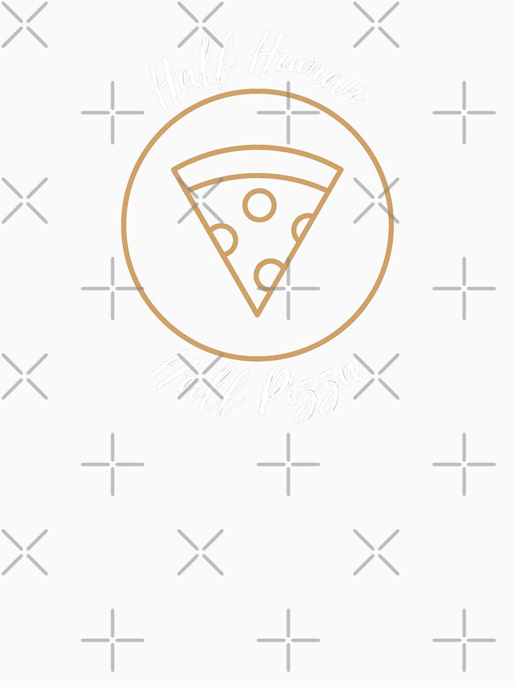 Half Human Half Pizza by tiredandbored Unisex , , , Long Sleeve Tee
