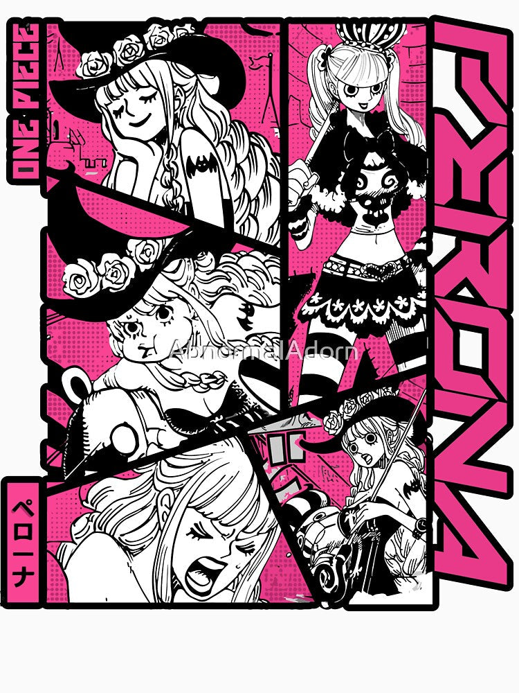 Crazy Perona – Unleash the Eccentric Anime Spirit by AbnormalAdorn Unisex , , , Long Sleeve Tee
