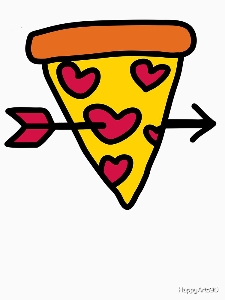 I Love Pizza Forever by HappyArts90 Unisex , , , Long Sleeve Tee