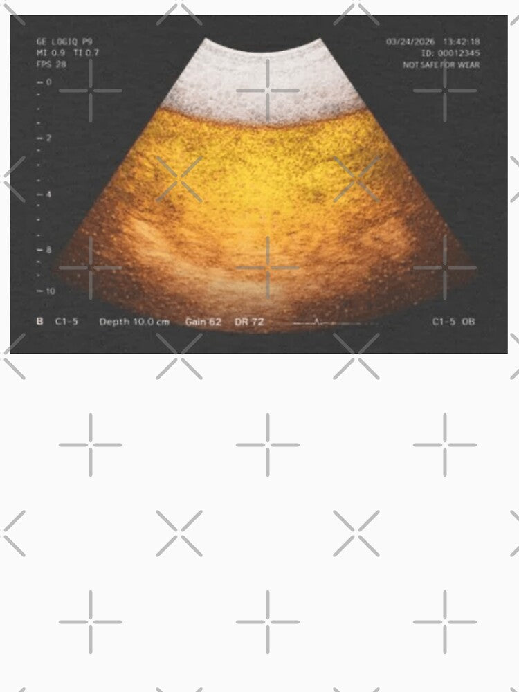 Beer Ultrasound by Soceitiz Unisex , , , Long Sleeve Tee