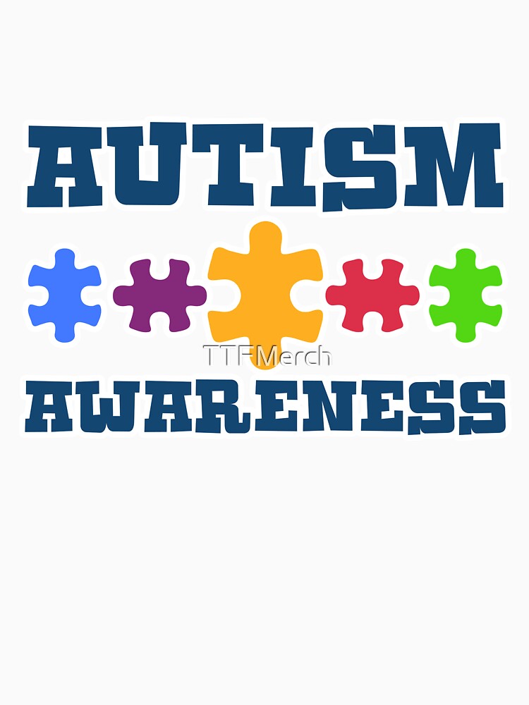 Colorful Puzzle Autism Awareness Novelty Gift by TTFMerch Unisex , , , Long Sleeve Tee