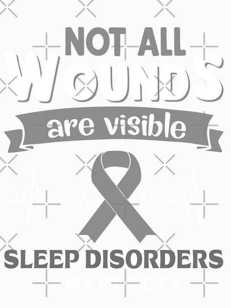 Sleep Disorders Awareness Not All Wounds Are Visible by Victormoratalla Unisex , , , Long Sleeve Tee