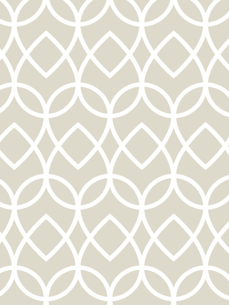 Tan and White Geometric Line Pattern Teardrop Pairs Dulux 2022 Popular Colour Fossil Hunting - Color Trends by ColorOfTheYears